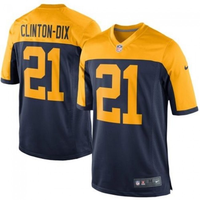 Green Bay Packers #21 Ha Ha Clinton-Dix Navy Blue Alternate Youth Stitched NFL New Elite Jersey
