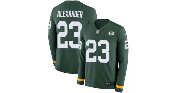 كريبتون Nike Packers 23 Jaire Alexander Green Team Color Men's Stitched NFL Limited Therma Long Sleeve Jersey كريبتون