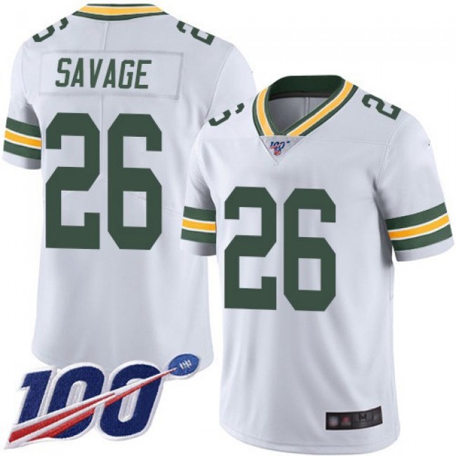 Nike Packers #26 Darnell Savage White Men's Stitched NFL 100th Season Vapor Limited Jersey