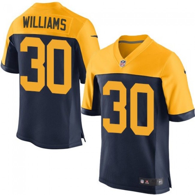 كن بخير NFL Jersey 16-Nike Packers #30 Jamaal Williams Navy Blue Alternate ... كن بخير