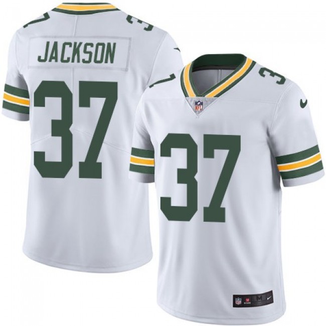 Nike Packers #37 Josh Jackson White Men's Stitched NFL Vapor Untouchable Limited Jersey