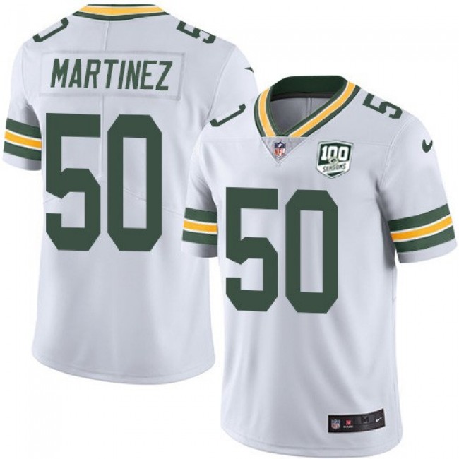Nike Packers #50 Blake Martinez White Men's 100th Season Stitched NFL Vapor Untouchable Limited Jersey