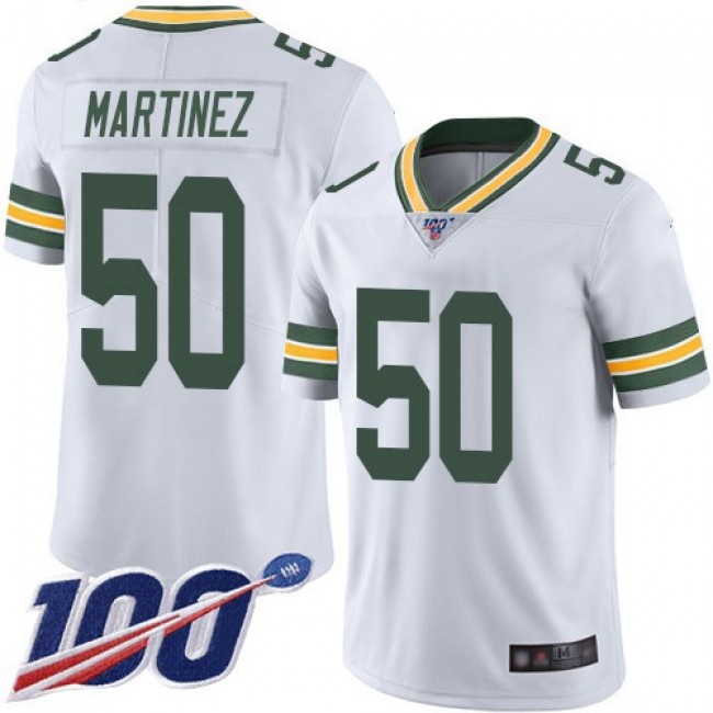 Nike Packers #50 Blake Martinez White Men's Stitched NFL 100th Season Vapor Limited Jersey