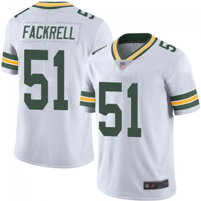 Nike Packers #51 Kyler Fackrell White Men's Stitched NFL Vapor Untouchable Limited Jersey