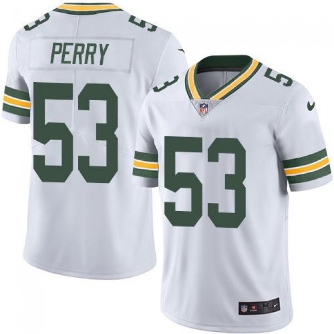 Nike Packers #53 Nick Perry White Men's Stitched NFL Vapor Untouchable Limited Jersey