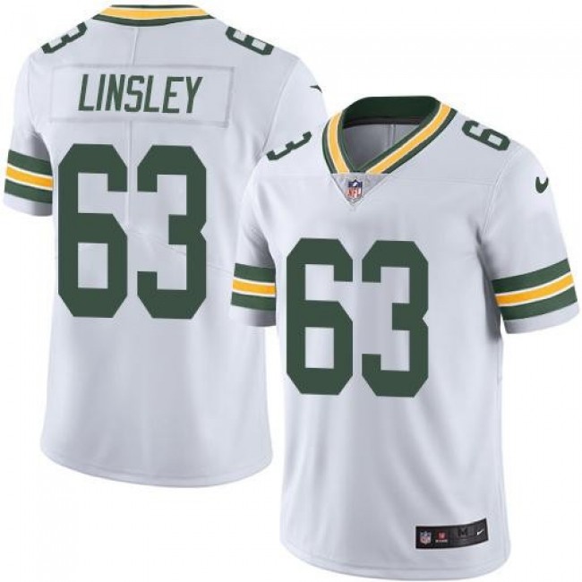 Nike Packers #63 Corey Linsley White Men's Stitched NFL Vapor Untouchable Limited Jersey
