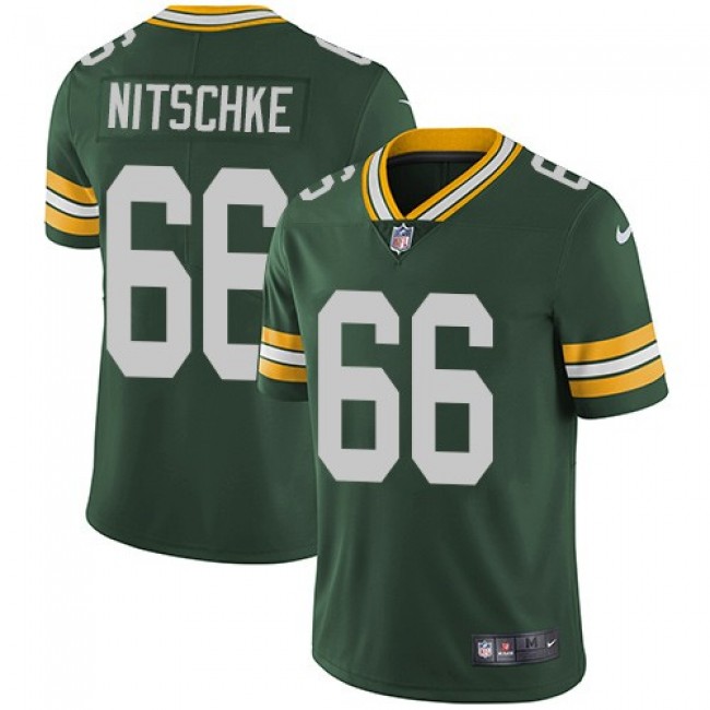 Nike Packers #66 Ray Nitschke Green Team Color Men's Stitched NFL Vapor Untouchable Limited Jersey