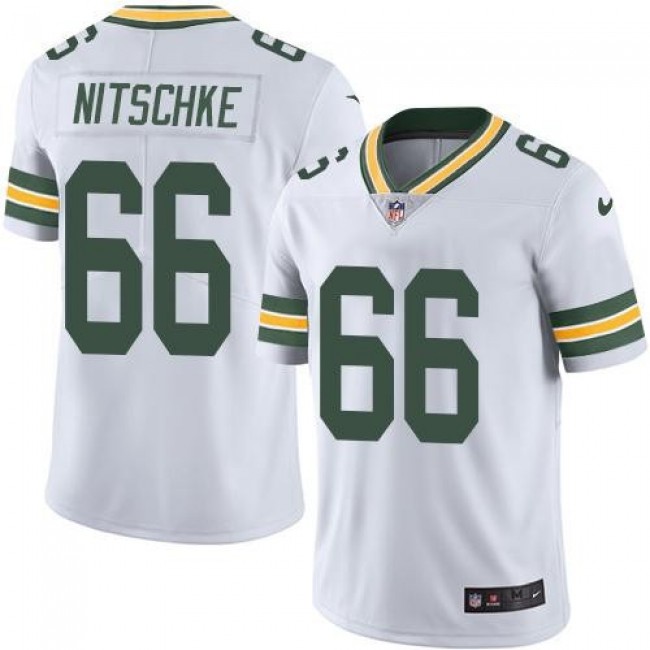 Green Bay Packers #66 Ray Nitschke White Youth Stitched NFL Vapor Untouchable Limited Jersey