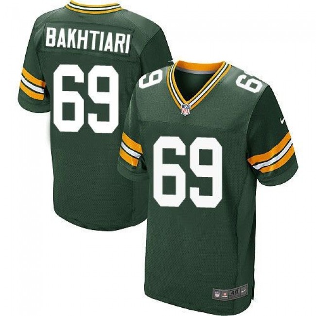 Nike Packers #69 David Bakhtiari Green Team Color Men's Stitched NFL Elite Jersey