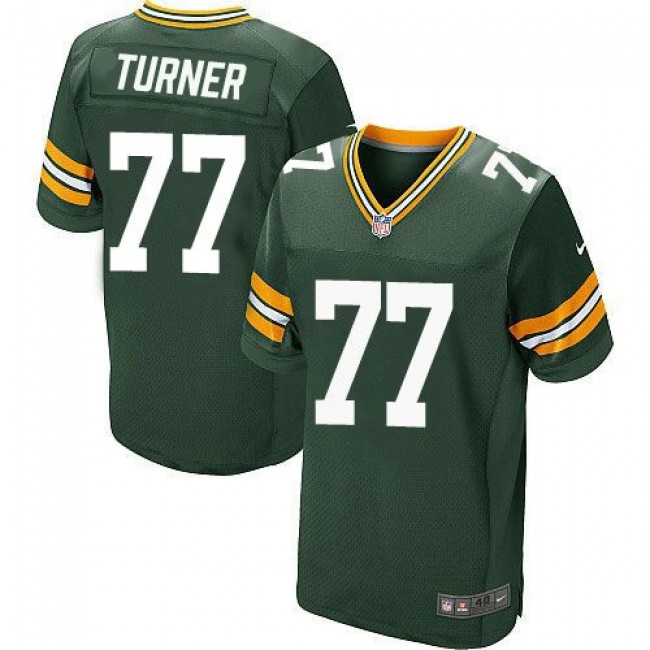 Nike Packers #77 Billy Turner Green Team Color Men's Stitched NFL Elite Jersey