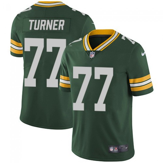 Nike Packers #77 Billy Turner Green Team Color Men's Stitched NFL Vapor Untouchable Limited Jersey