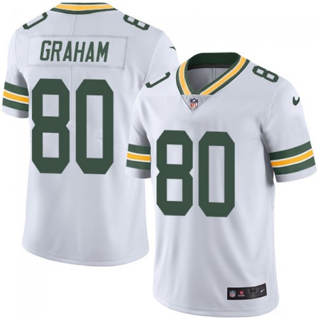 Nike Packers #80 Jimmy Graham White Men's Stitched NFL Vapor Untouchable Limited Jersey