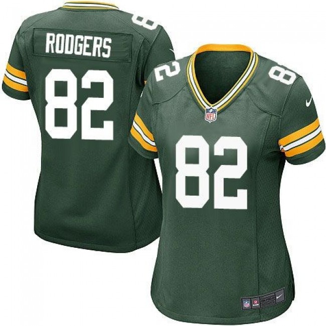Women's Packers #82 Richard Rodgers Green Team Color Stitched NFL Elite Jersey