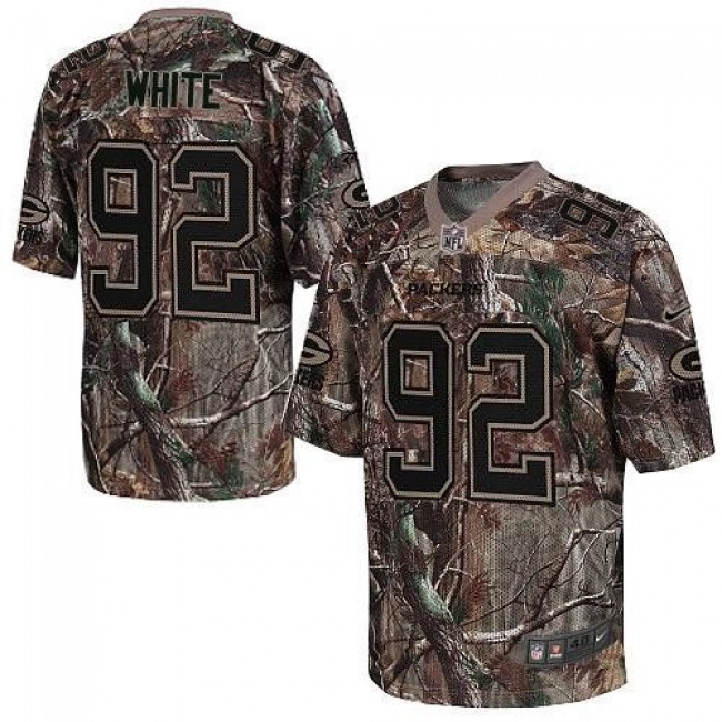 Nike Packers #92 Reggie White Camo Men's Stitched NFL Realtree Elite Jersey