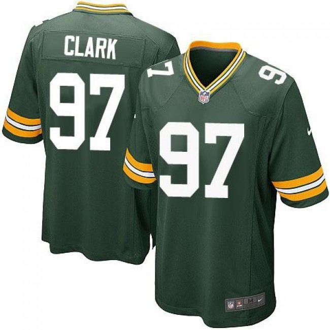 Green Bay Packers #97 Kenny Clark Green Team Color Youth Stitched NFL Elite Jersey