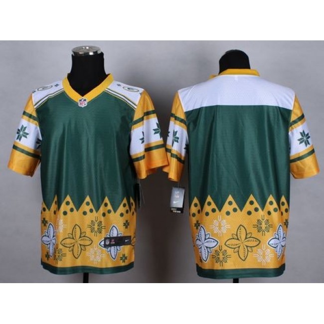 Nike Packers Blank Green Men's Stitched NFL Elite Noble Fashion Jersey