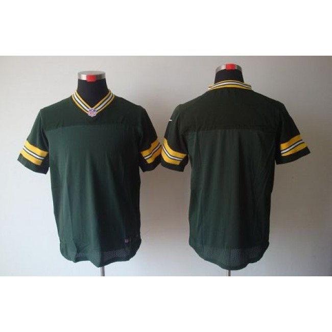 Nike Packers Blank Green Team Color Men's Stitched NFL Elite Jersey