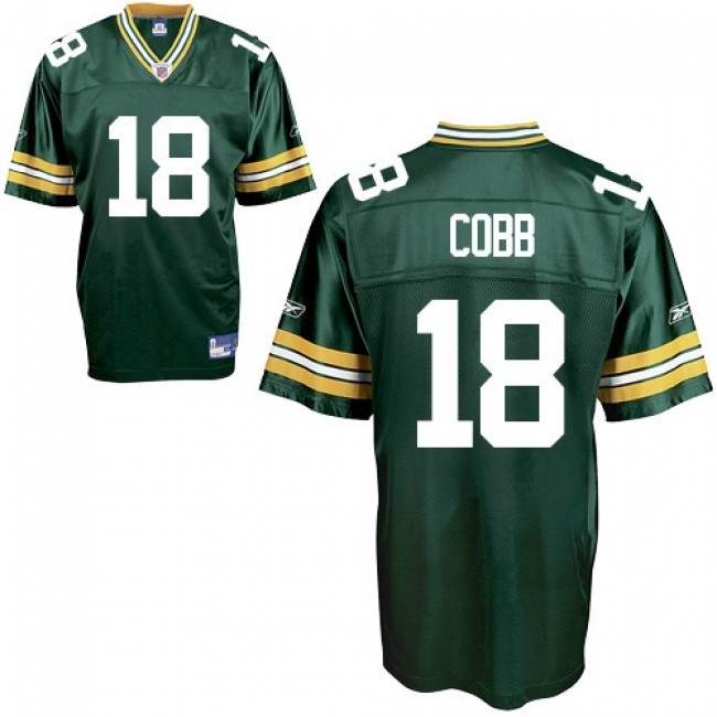 Packers #18 Randall Cobb Green Stitched NFL Jersey