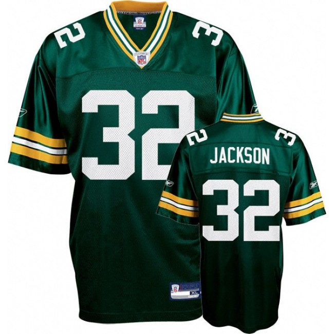 Packers #32 Brandon Jackson Green Stitched NFL Jersey