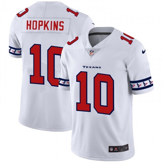 Houston Texans #10 DeAndre Hopkins Nike White Team Logo Vapor Limited NFL Jersey