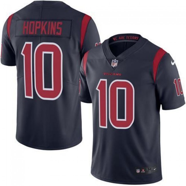 Houston Texans #10 DeAndre Hopkins Navy Blue Youth Stitched NFL Limited Rush Jersey