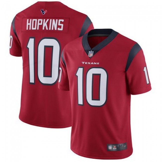 Nike Texans #10 DeAndre Hopkins Red Alternate Men's Stitched NFL Vapor Untouchable Limited Jersey