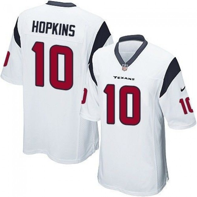 Houston Texans #10 DeAndre Hopkins White Youth Stitched NFL Elite Jersey