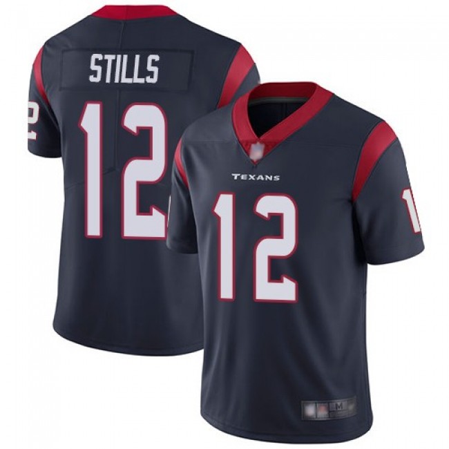 Nike Texans #12 Kenny Stills Navy Blue Team Color Men's Stitched NFL Vapor Untouchable Limited Jersey