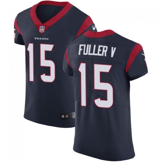 Nike Texans #15 Will Fuller V Navy Blue Team Color Men's Stitched NFL Vapor Untouchable Elite Jersey