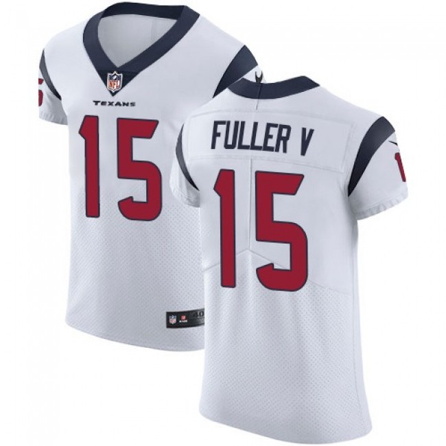 Nike Texans #15 Will Fuller V White Men's Stitched NFL Vapor Untouchable Elite Jersey