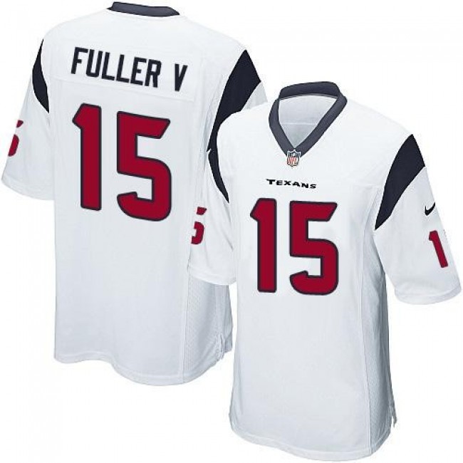 Houston Texans #15 Will Fuller V White Youth Stitched NFL Elite Jersey