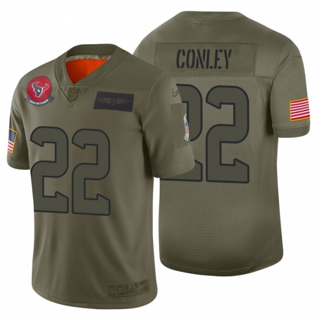 Nike Texans #22 Gareon Conley 2019 Salute To Service Camo Limited NFL Jersey