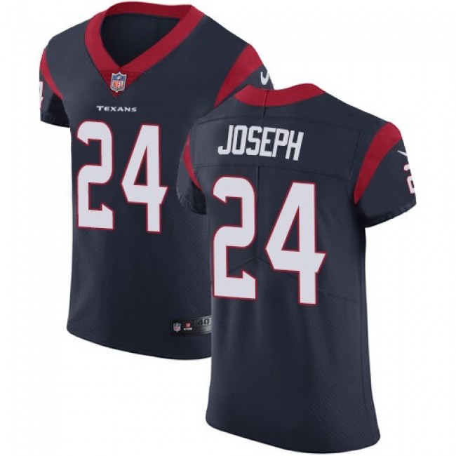 Nike Texans #24 Johnathan Joseph Navy Blue Team Color Men's Stitched NFL Vapor Untouchable Elite Jersey