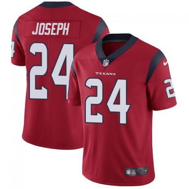 Houston Texans #24 Johnathan Joseph Red Alternate Youth Stitched NFL Vapor Untouchable Limited Jersey