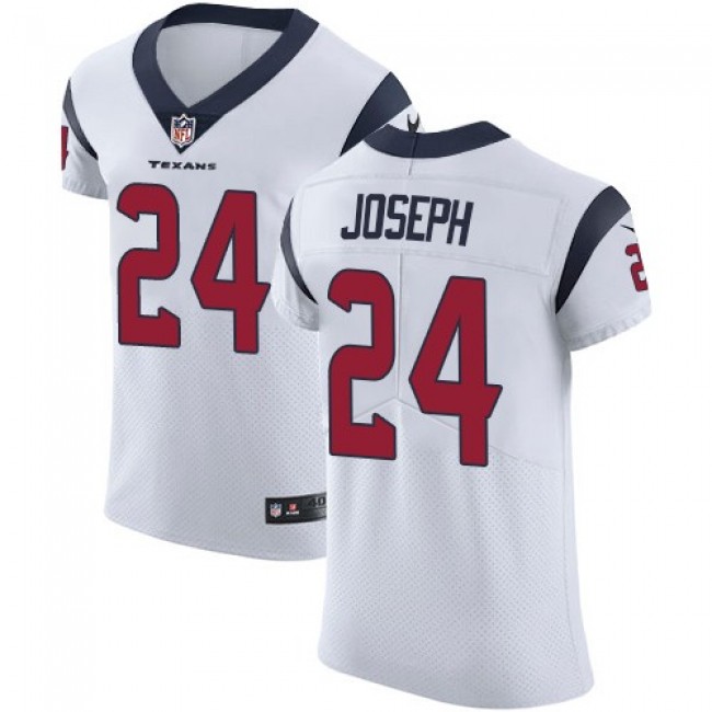 Nike Texans #24 Johnathan Joseph White Men's Stitched NFL Vapor Untouchable Elite Jersey