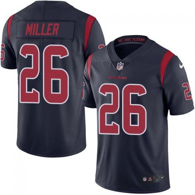 Houston Texans #26 Lamar Miller Navy Blue Youth Stitched NFL Limited Rush Jersey