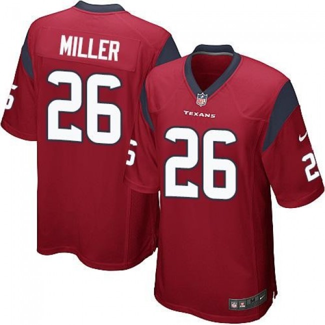 Houston Texans #26 Lamar Miller Red Alternate Youth Stitched NFL Elite Jersey