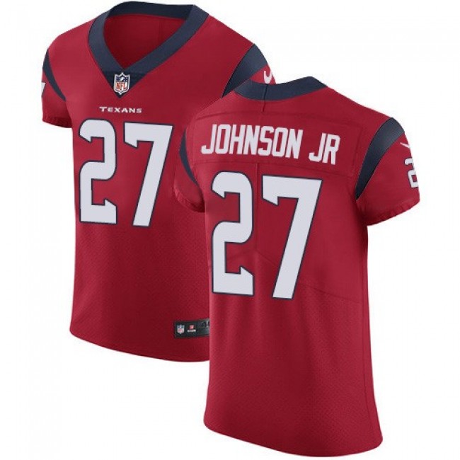 Nike Texans #27 Duke Johnson Jr Red Alternate Men's Stitched NFL Vapor Untouchable Elite Jersey