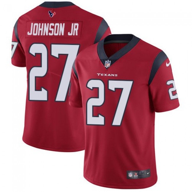 Nike Texans #27 Duke Johnson Jr Red Alternate Men's Stitched NFL Vapor Untouchable Limited Jersey