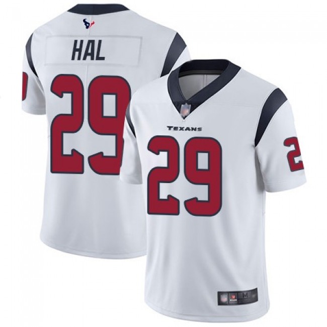 Nike Texans #29 Andre Hal White Men's Stitched NFL Vapor Untouchable Limited Jersey