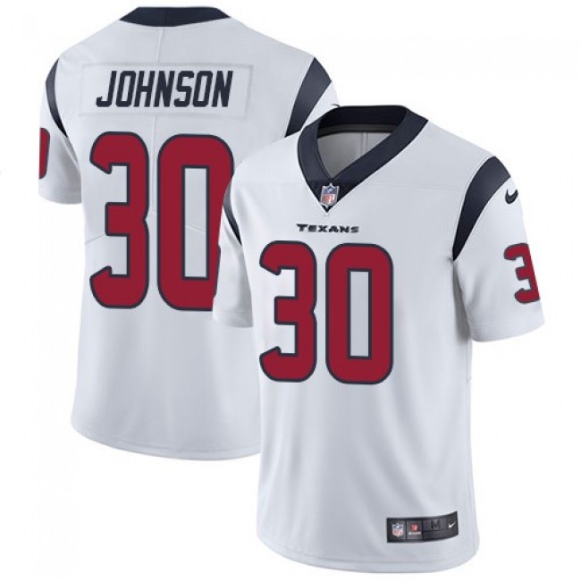Houston Texans #30 Kevin Johnson White Youth Stitched NFL Vapor Untouchable Limited Jersey