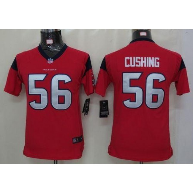 Houston Texans #56 Brian Cushing Red Alternate Youth Stitched NFL Elite Jersey
