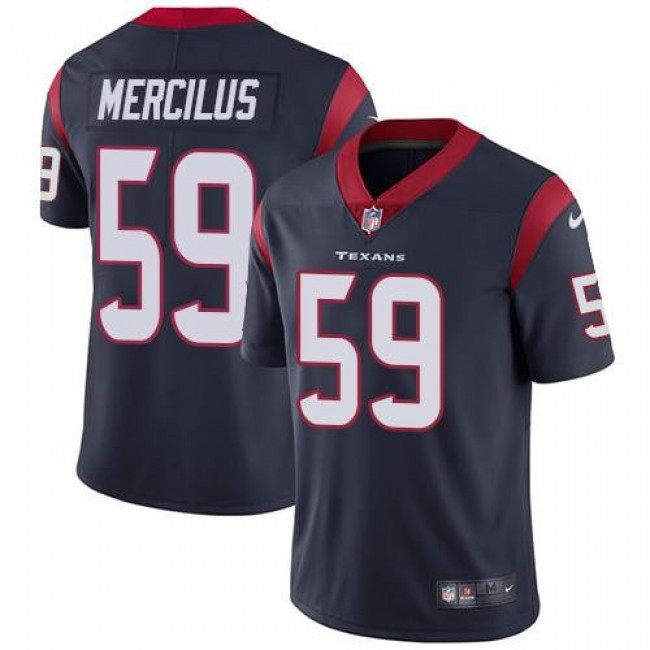 Houston Texans #59 Whitney Mercilus Navy Blue Team Color Youth Stitched NFL Vapor Untouchable Limited Jersey