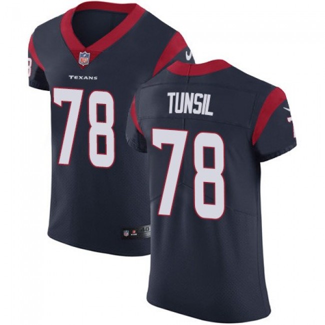 Nike Texans #78 Laremy Tunsil Navy Blue Team Color Men's Stitched NFL Vapor Untouchable Elite Jersey