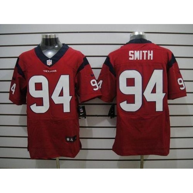 Nike Texans #94 Antonio Smith Red Alternate Men's Stitched NFL Elite Jersey