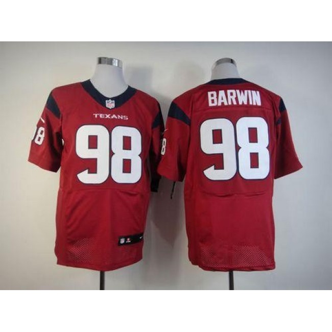 Nike Texans #98 Connor Barwin Red Alternate Men's Stitched NFL Elite Jersey