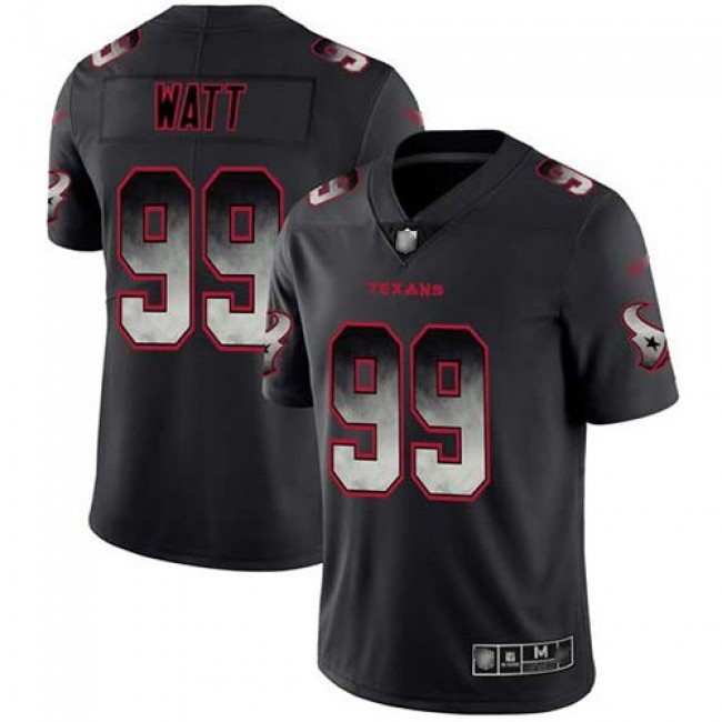 Nike Texans #99 J.J. Watt Black Men's Stitched NFL Vapor Untouchable Limited Smoke Fashion Jersey