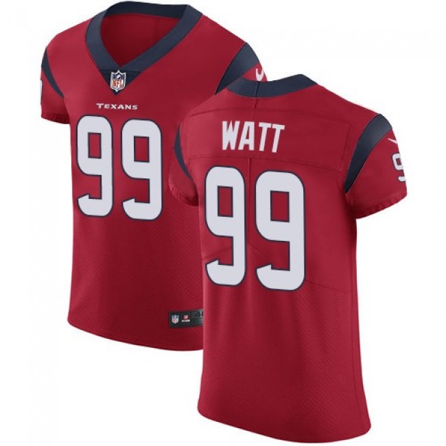 Nike Texans #99 J.J. Watt Red Alternate Men's Stitched NFL Vapor Untouchable Elite Jersey