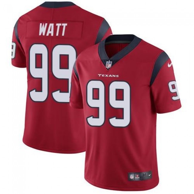 Houston Texans #99 J.J. Watt Red Alternate Youth Stitched NFL Vapor Untouchable Limited Jersey