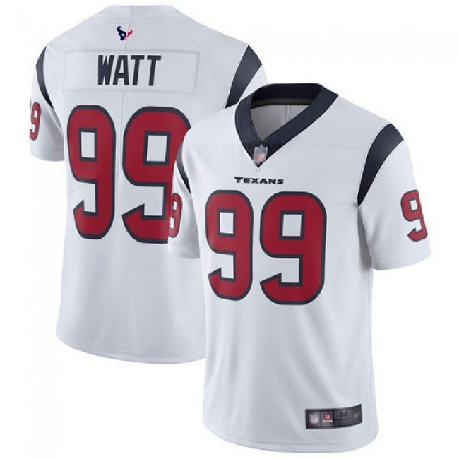 Nike Texans #99 J.J. Watt White Men's Stitched NFL Vapor Untouchable Limited Jersey